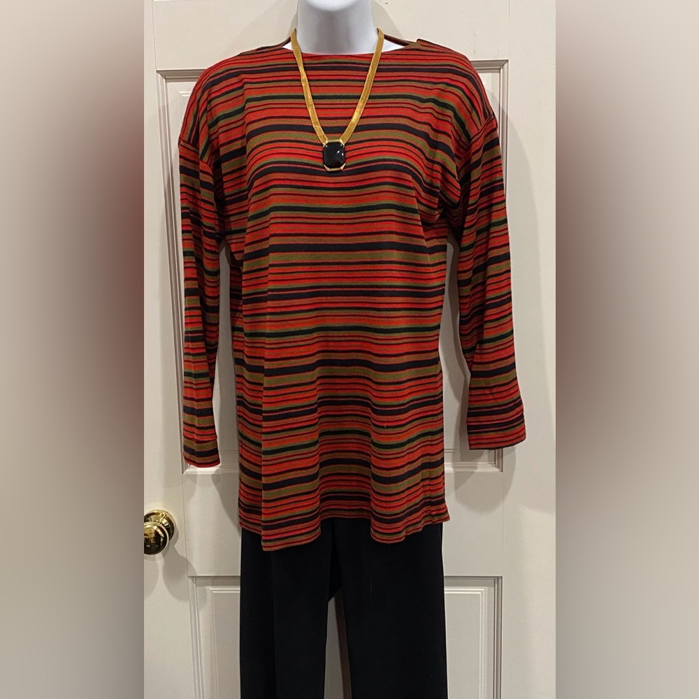 Vintage Giorgio striped tunic top